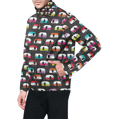 Camper Caravan Pattern Men Windbreaker Jacket-JTAMIGO.COM