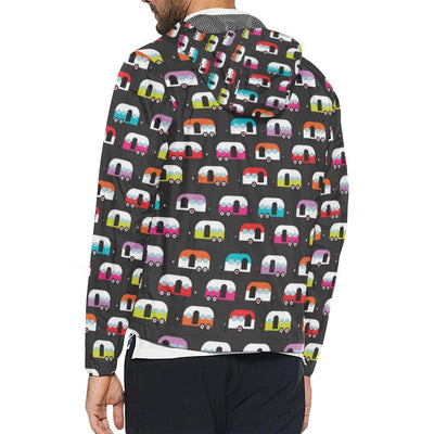 Camper Caravan Pattern Men Windbreaker Jacket-JTAMIGO.COM