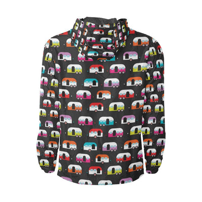 Camper Caravan Pattern Men Windbreaker Jacket-JTAMIGO.COM