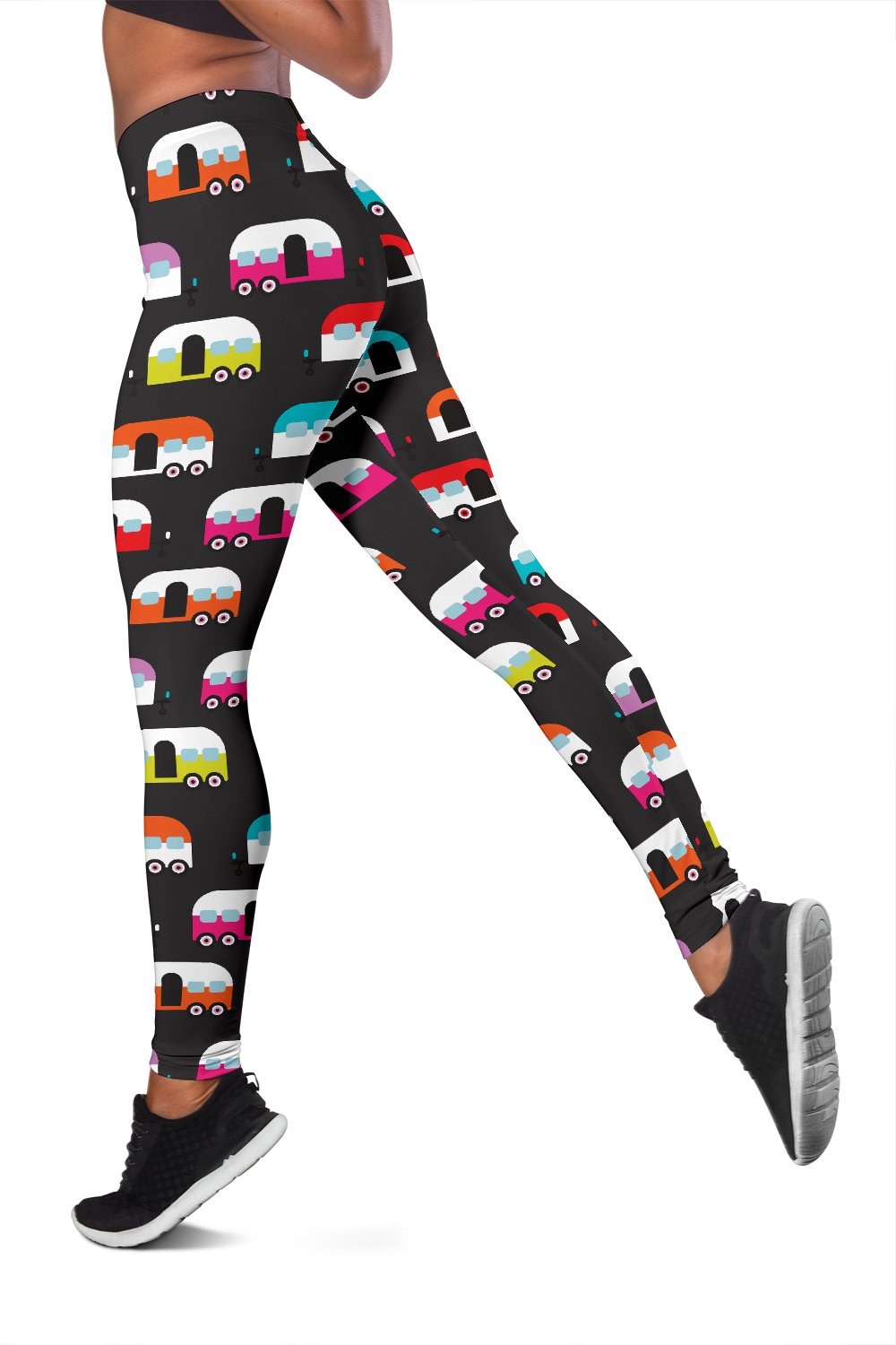 Camper Caravan Pattern Women Leggings