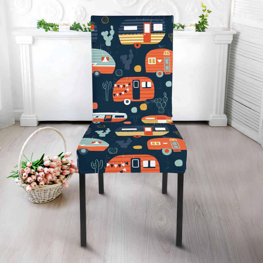 Camper Caravan Print Pattern Dinning Chair Slipper-JTAMIGO.COM
