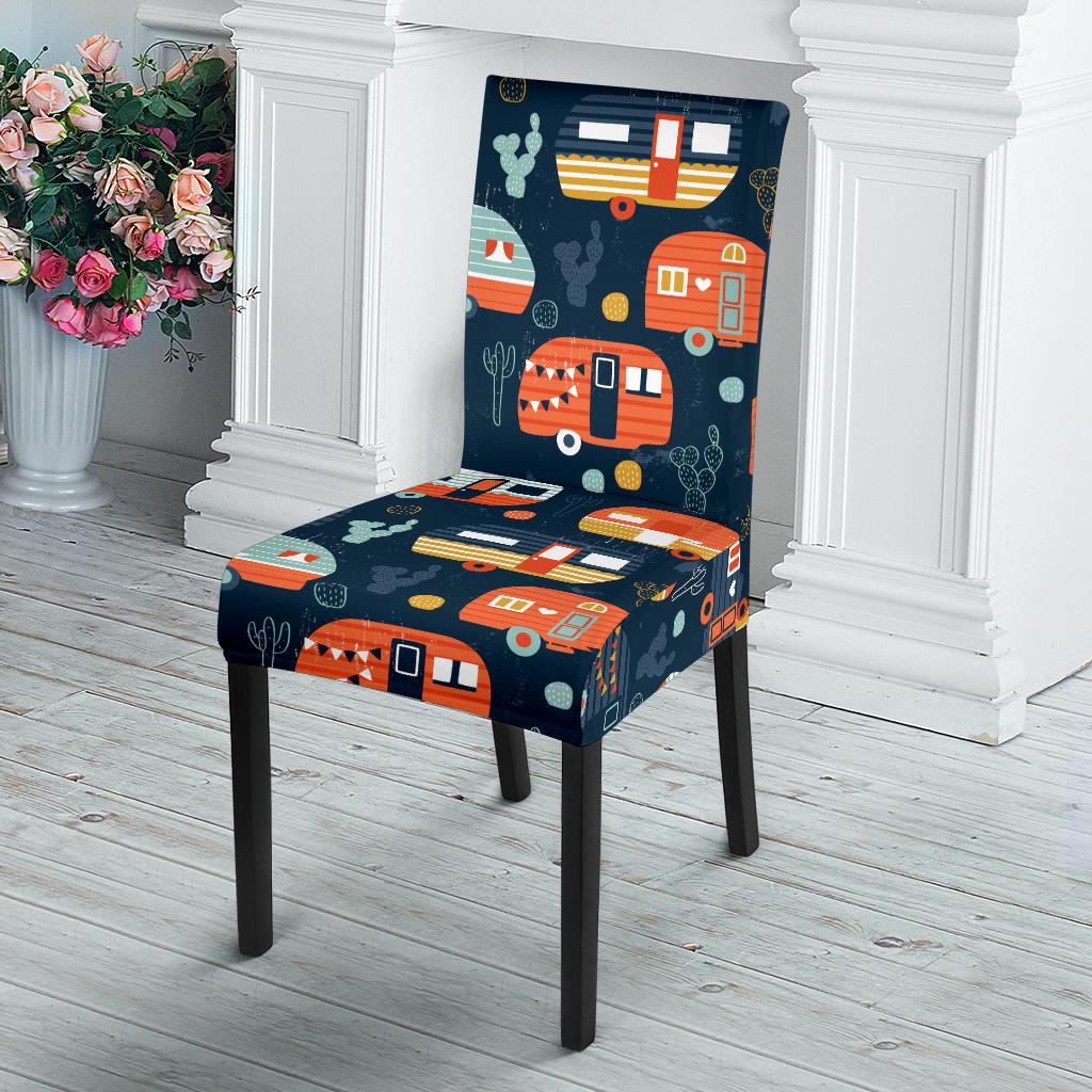 Camper Caravan Print Pattern Dinning Chair Slipper-JTAMIGO.COM