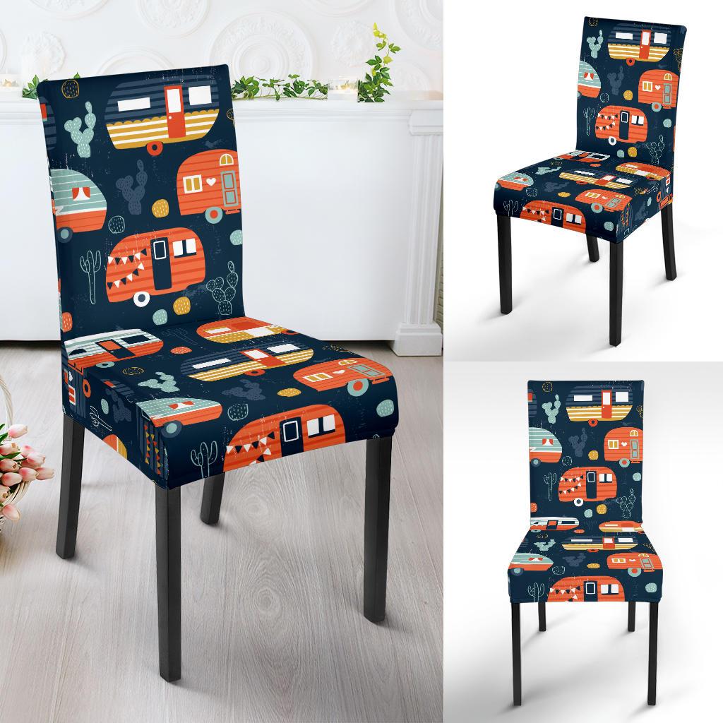Camper Caravan Print Pattern Dinning Chair Slipper-JTAMIGO.COM