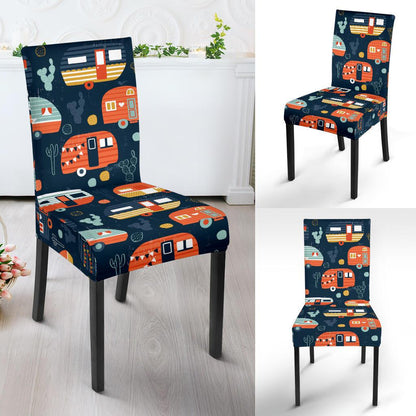 Camper Caravan Print Pattern Dinning Chair Slipper-JTAMIGO.COM