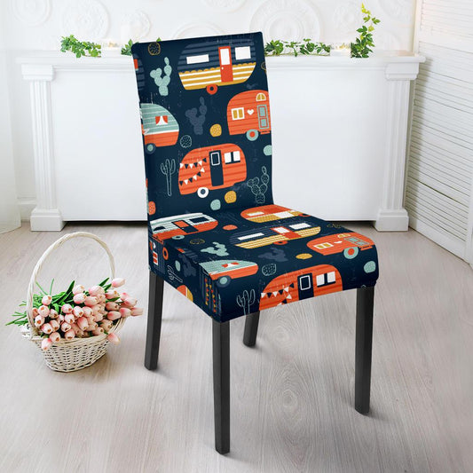 Camper Caravan Print Pattern Dinning Chair Slipper-JTAMIGO.COM