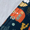 Camper Caravan Print Pattern Fleece Blanket