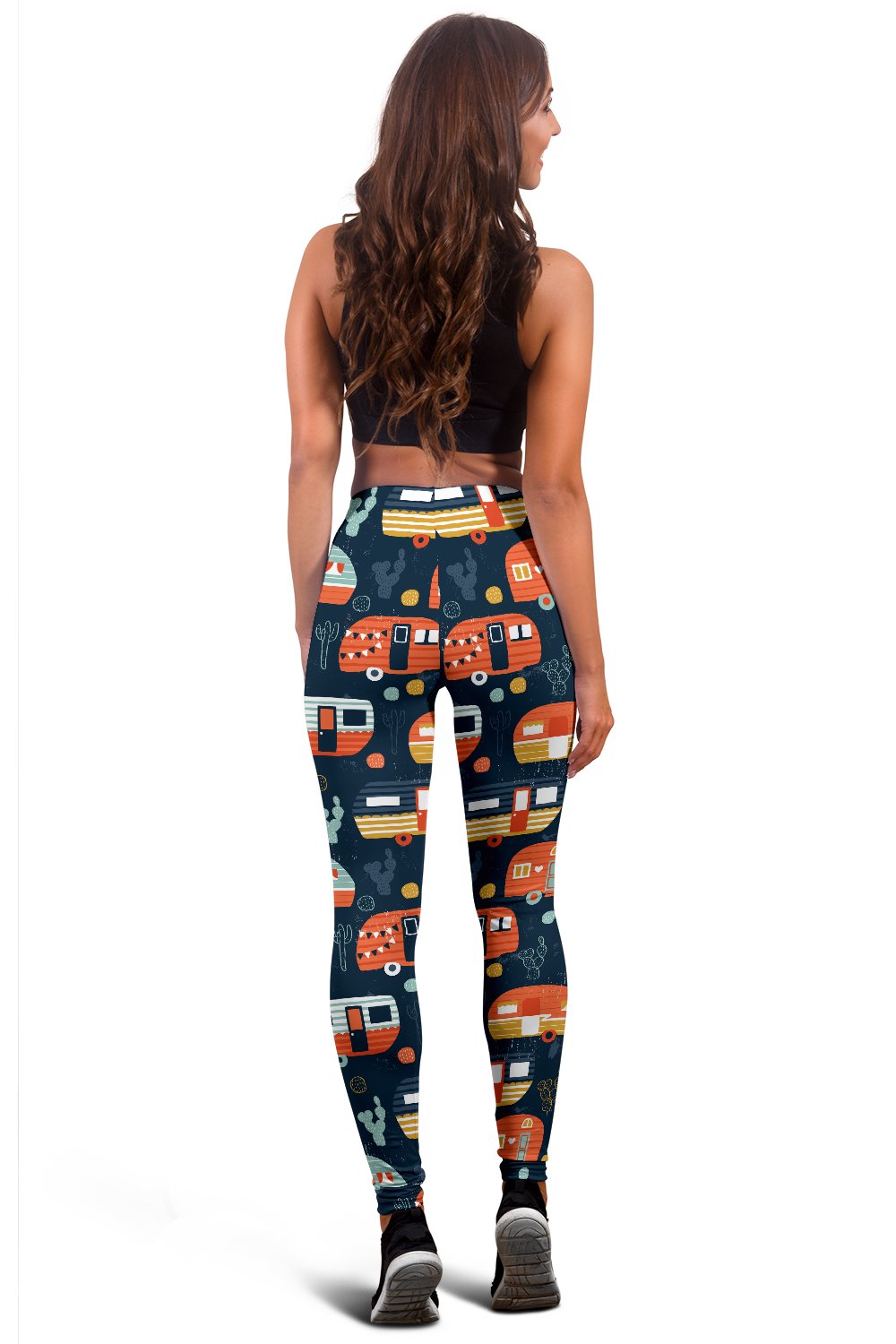 Camper Caravan Print Pattern Women Leggings