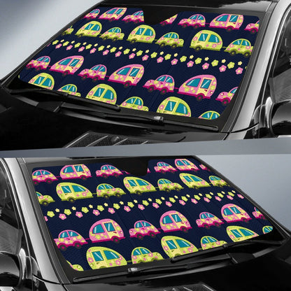 Camper Cute Camping Design No 3 Print Car Sun Shade For Windshield