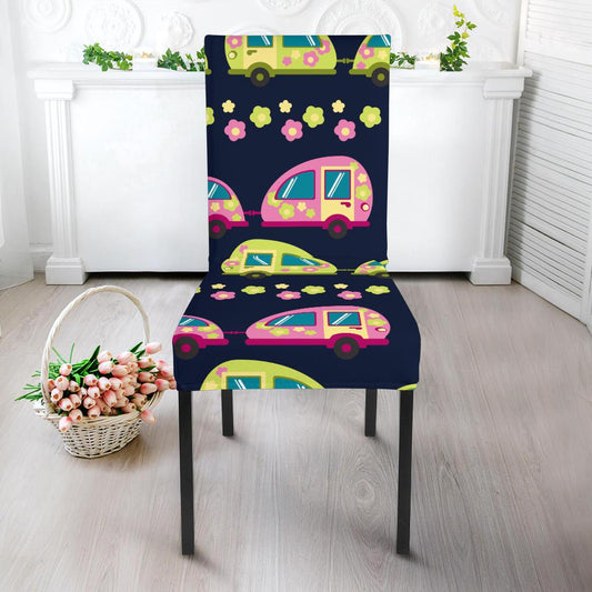 Camper Cute Camping Design No 3 Print Dinning Chair Slipper-JTAMIGO.COM