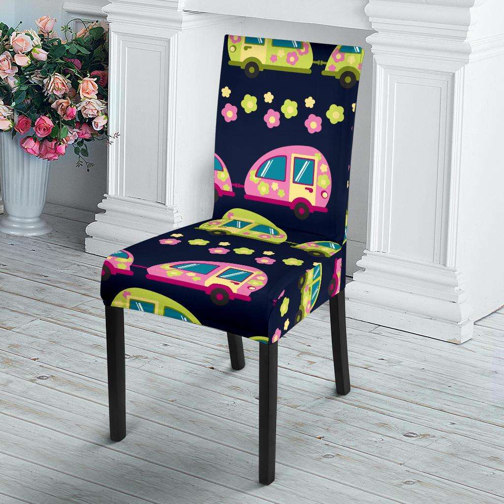 Camper Cute Camping Design No 3 Print Dinning Chair Slipper-JTAMIGO.COM