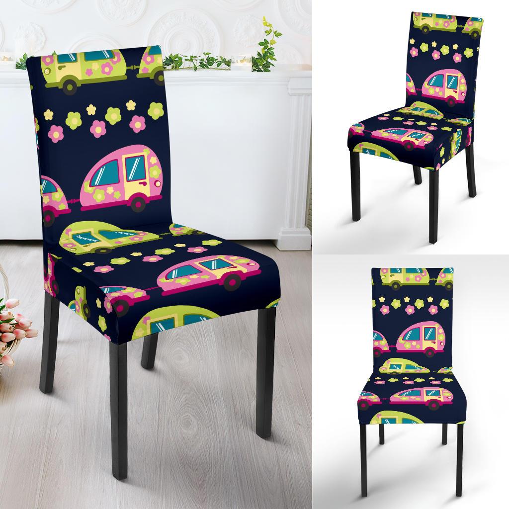 Camper Cute Camping Design No 3 Print Dinning Chair Slipper-JTAMIGO.COM