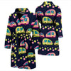 Camper Cute Camping Design No 3 Print Men Bath Robe-JTAMIGO.COM