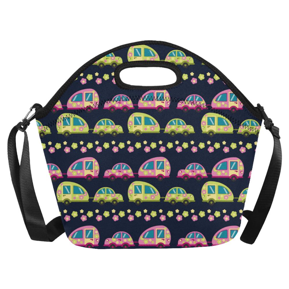 Camper Cute Camping Design No 3 Print Neoprene Lunch Bag (Model 1669)(Large)-JTAMIGO.COM