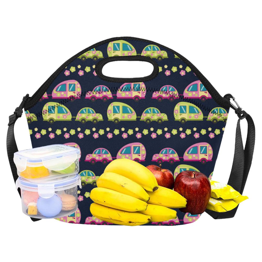 Camper Cute Camping Design No 3 Print Neoprene Lunch Bag (Model 1669)(Large)-JTAMIGO.COM