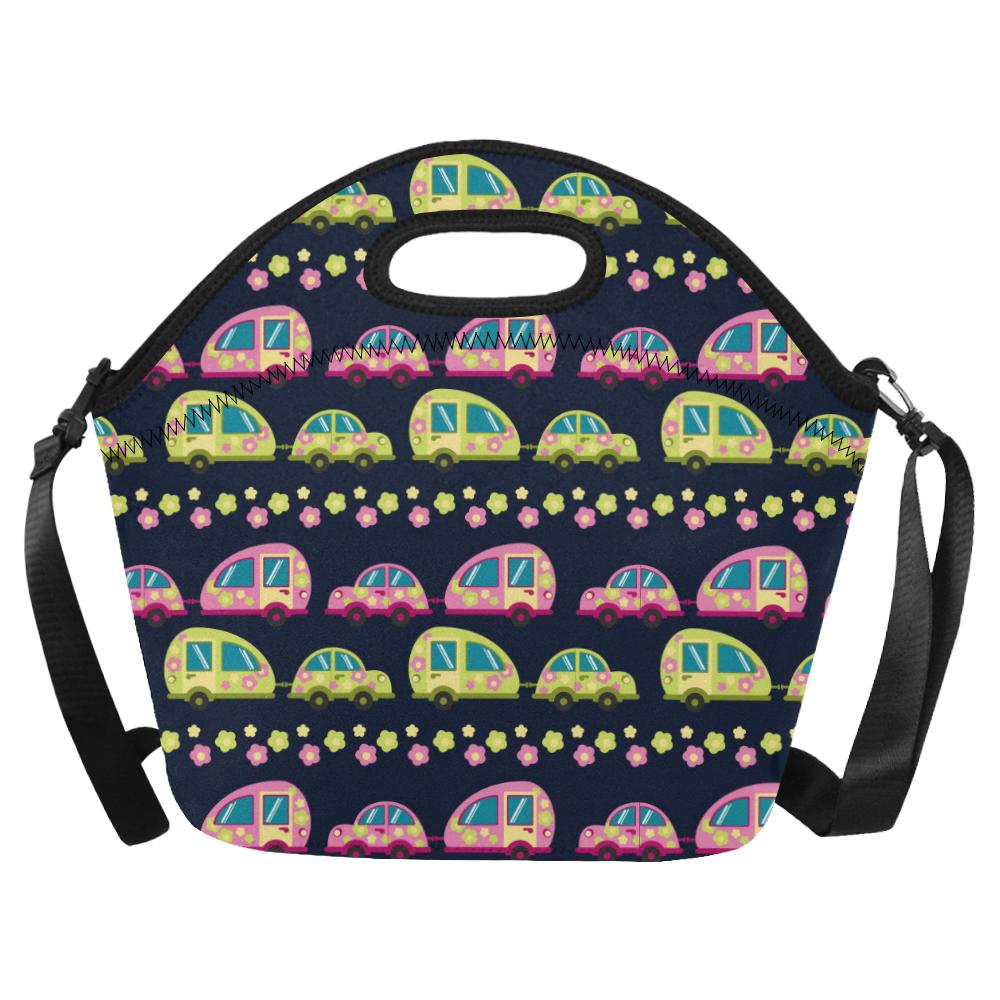 Camper Cute Camping Design No 3 Print Neoprene Lunch Bag (Model 1669)(Large)-JTAMIGO.COM
