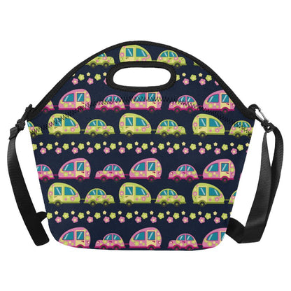 Camper Cute Camping Design No 3 Print Neoprene Lunch Bag (Model 1669)(Large)-JTAMIGO.COM