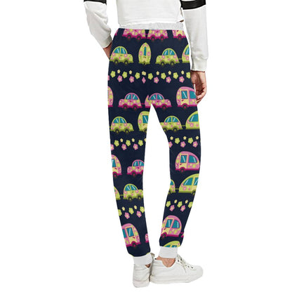 Camper Cute Camping Design No 3 Print Unisex Casual Sweatpants (Model L11)-JTAMIGO.COM