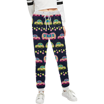 Camper Cute Camping Design No 3 Print Unisex Casual Sweatpants (Model L11)-JTAMIGO.COM