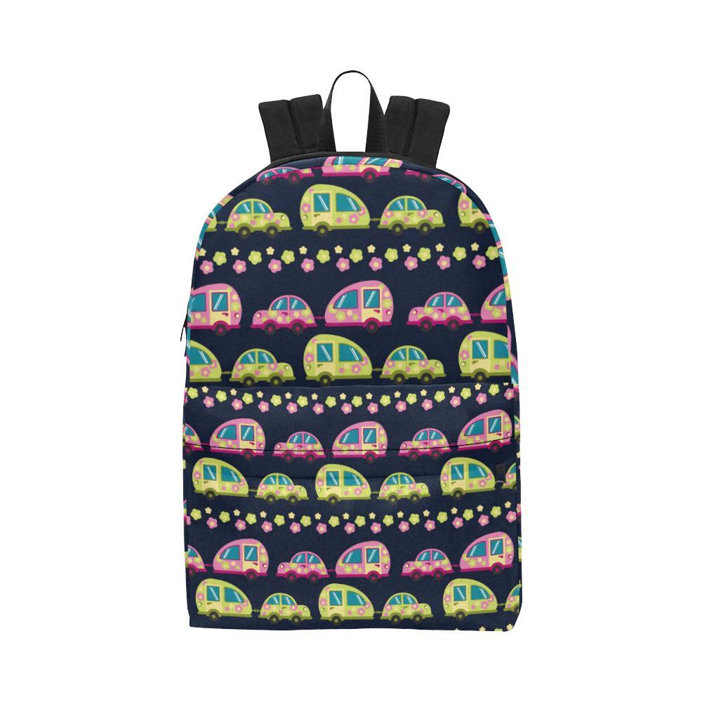 Camper Cute Camping Design No 3 Print Waterproof Backpack-JTAMIGO.COM