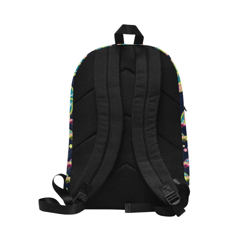 Camper Cute Camping Design No 3 Print Waterproof Backpack-JTAMIGO.COM