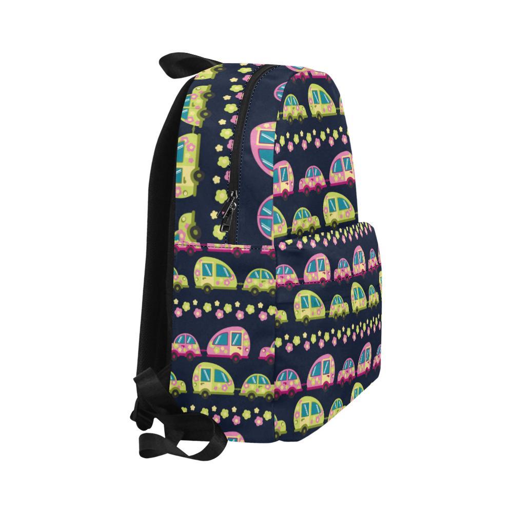 Camper Cute Camping Design No 3 Print Waterproof Backpack-JTAMIGO.COM