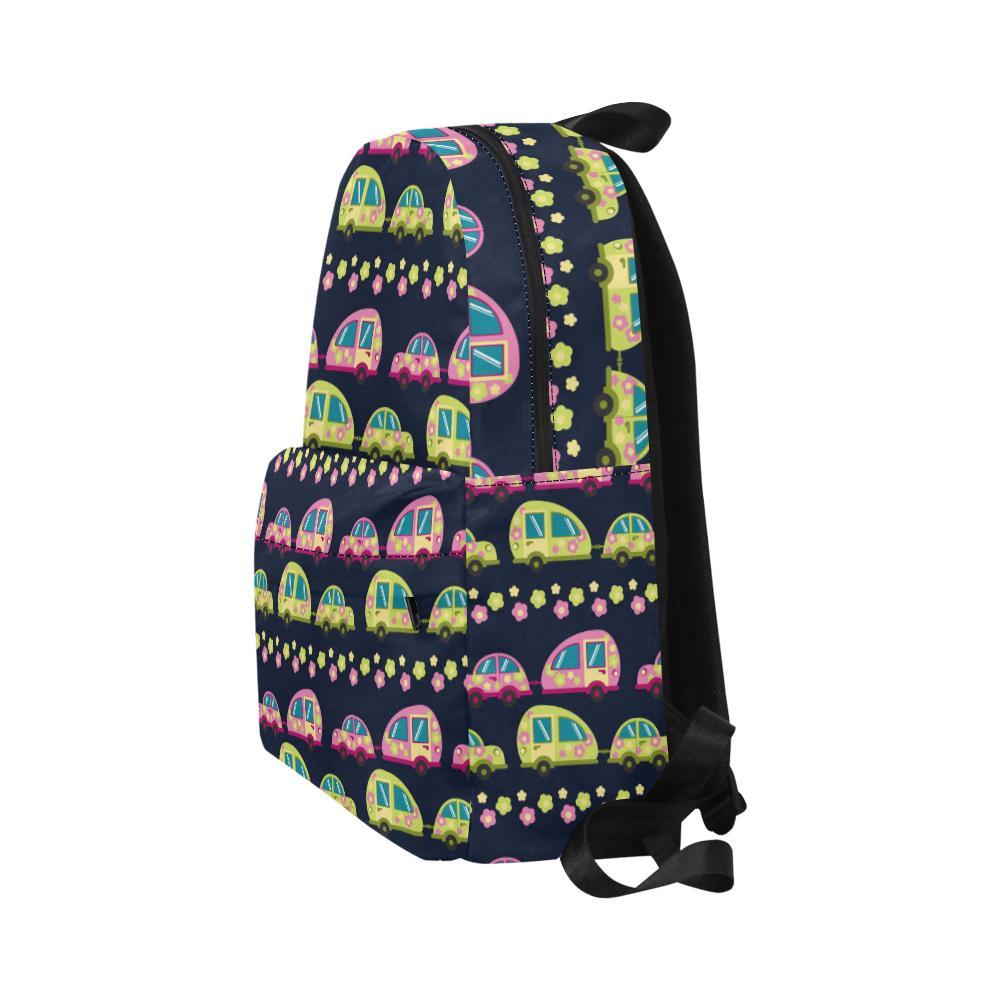 Camper Cute Camping Design No 3 Print Waterproof Backpack-JTAMIGO.COM