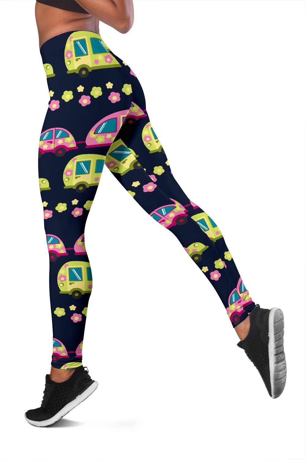 Camper Cute Camping Design No 3 Print Women Leggings