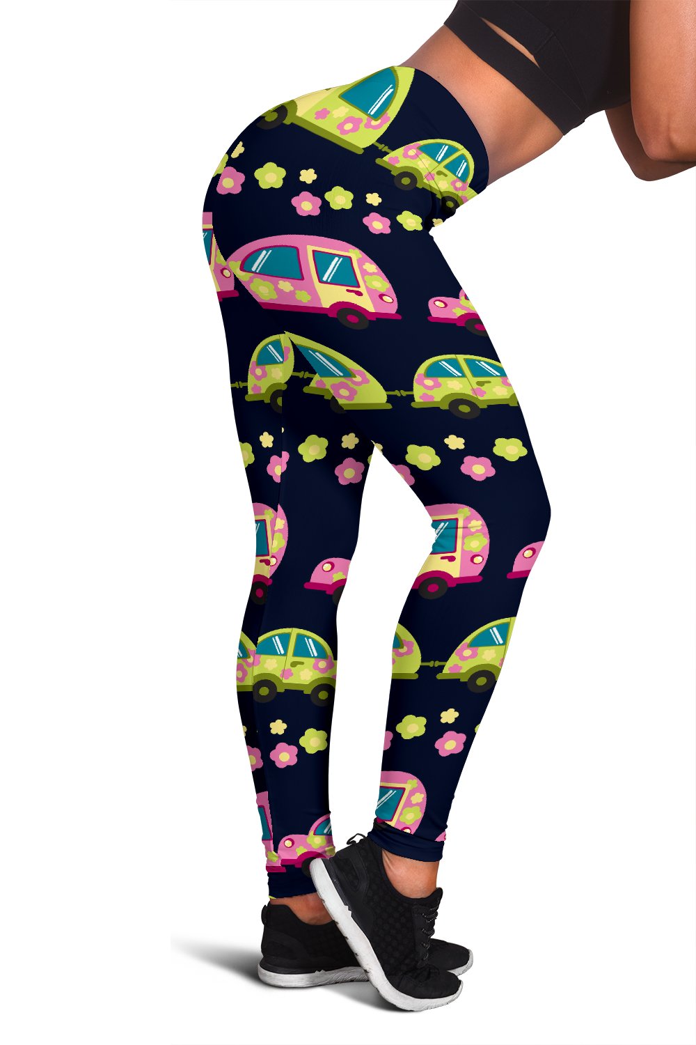 Camper Cute Camping Design No 3 Print Women Leggings