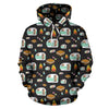 Camper marshmallow Camping Design Print Pullover Hoodie