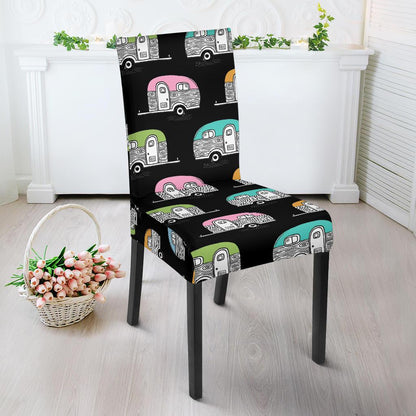 Camper Pattern Camping Themed No 2 Print Dinning Chair Slipper-JTAMIGO.COM