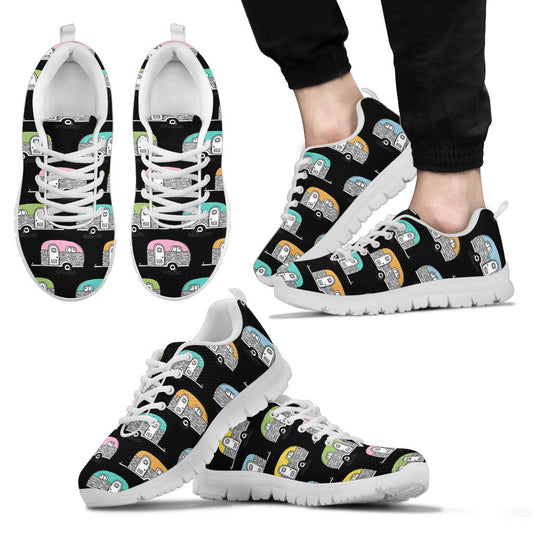 Camper Pattern Camping Themed No 2 Print Men Sneakers Shoes