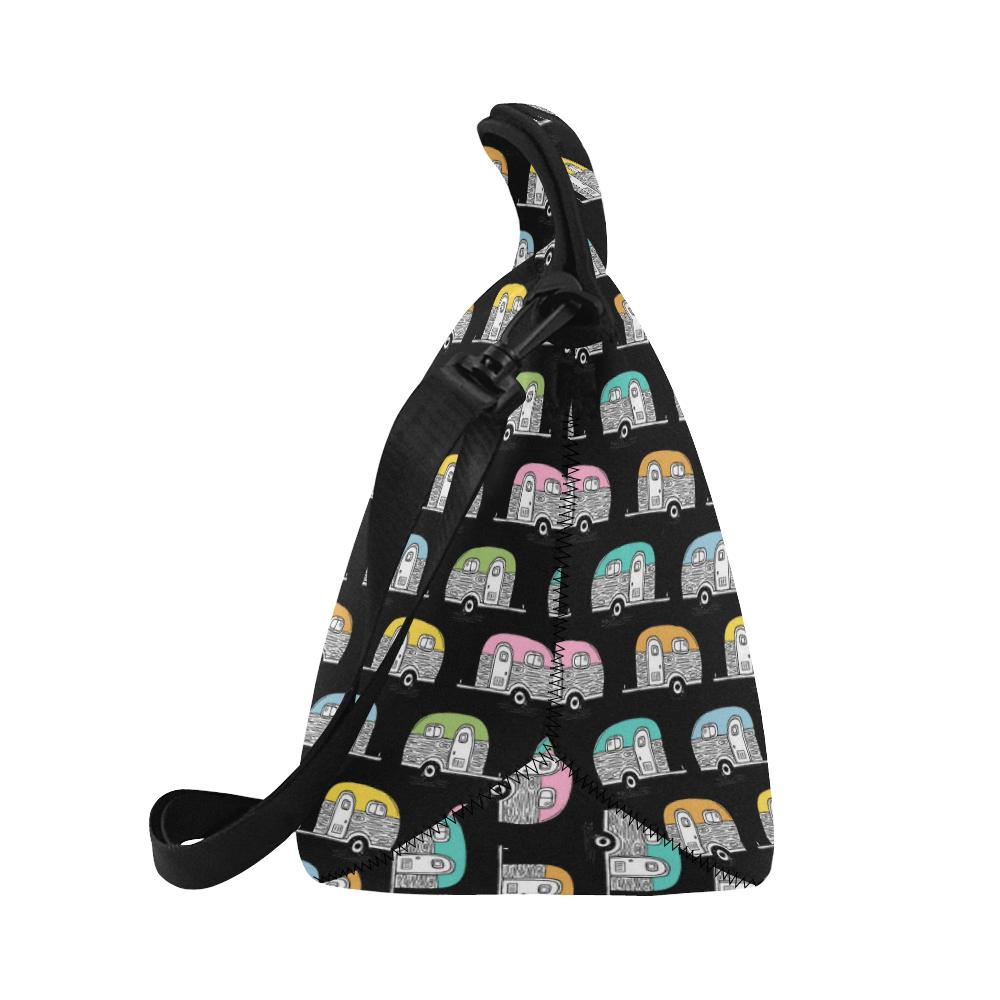 Camper Pattern Camping Themed No 2 Print Neoprene Lunch Bag (Model 1669)(Large)-JTAMIGO.COM