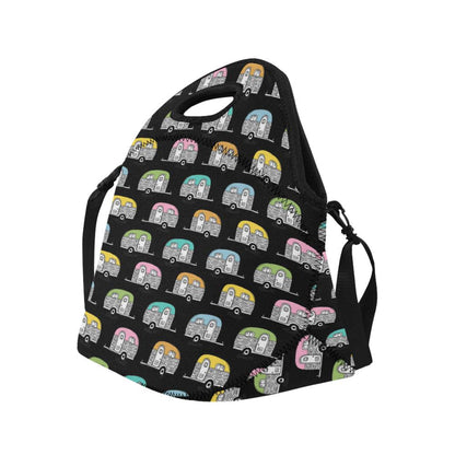 Camper Pattern Camping Themed No 2 Print Neoprene Lunch Bag (Model 1669)(Large)-JTAMIGO.COM