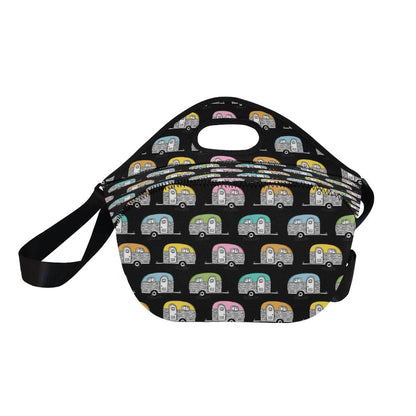 Camper Pattern Camping Themed No 2 Print Neoprene Lunch Bag (Model 1669)(Large)-JTAMIGO.COM