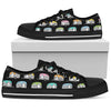 Camper Pattern Camping Themed No 2 Print Women Low Top Shoes