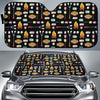 Camping Campfire Marshmallows Car Sun Shade For Windshield