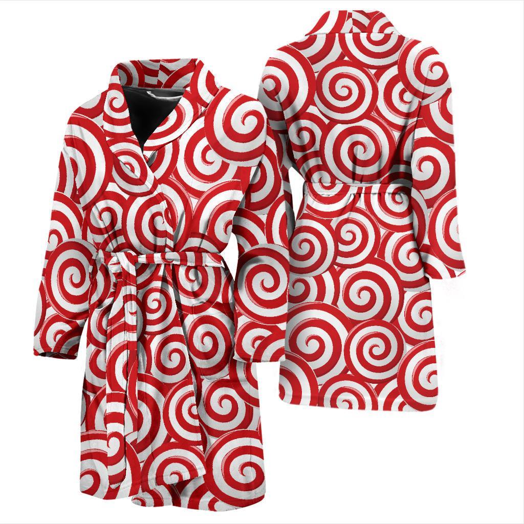 Candy Pattern Print Design 03 Men Bathrobe-JORJUNE.COM