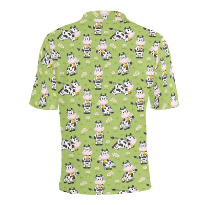 Cattle Print Design LKS401 Men Polo Shirt