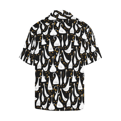 Goose Print Design LKS401 Men's Men's Hawaiian Shirt