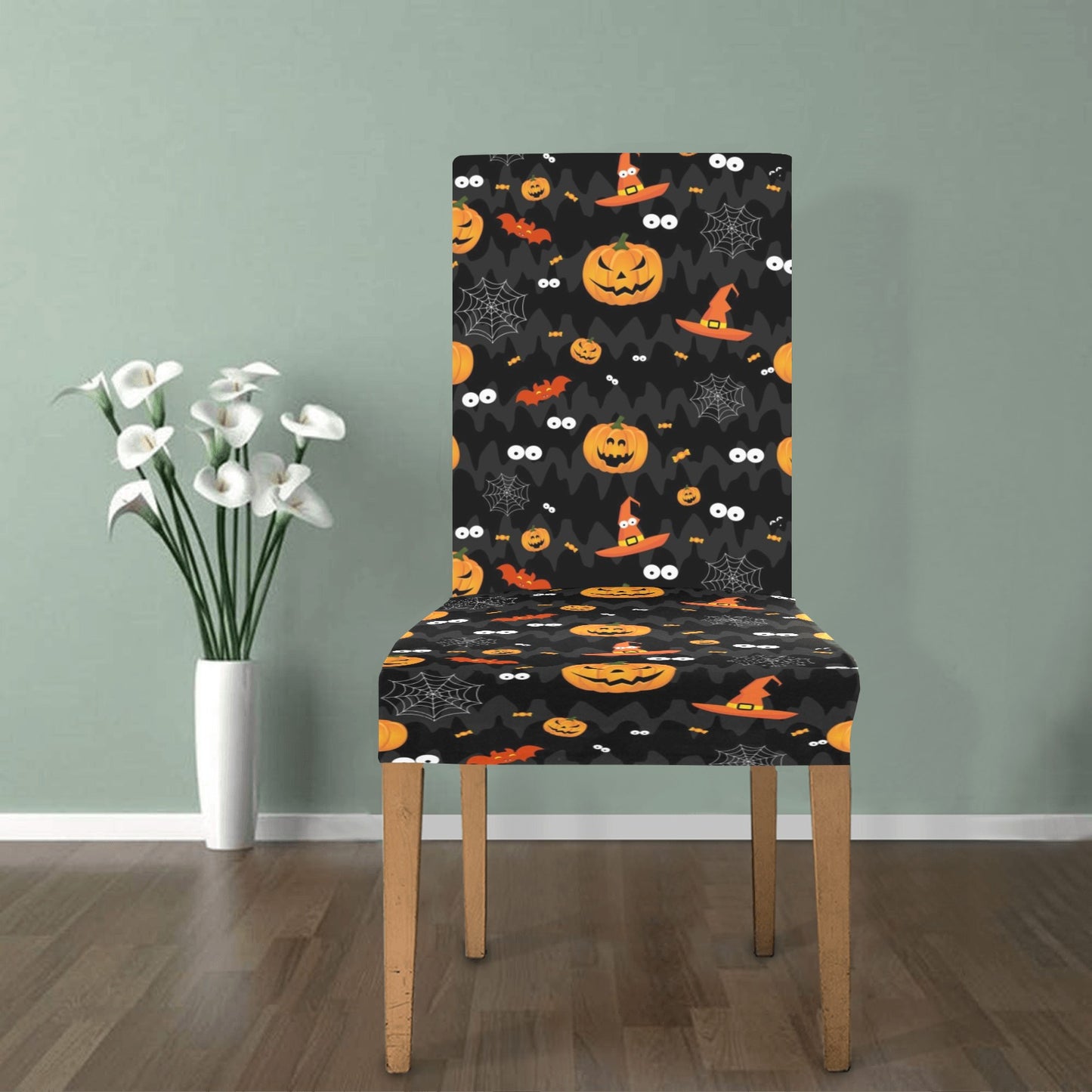 Halloween Print Design LKS405 Dining Chair Slipcover