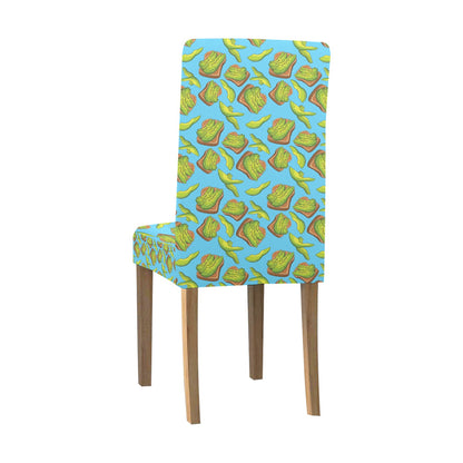 Sandwich Avocado Print Design LKS306 Dining Chair Slipcover