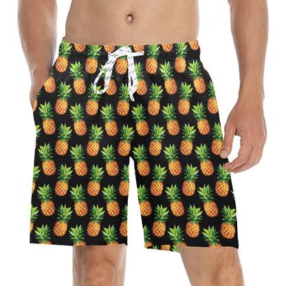 Pineapple Cute Print Design Pattern Men's Swim Trunks Beach Shorts