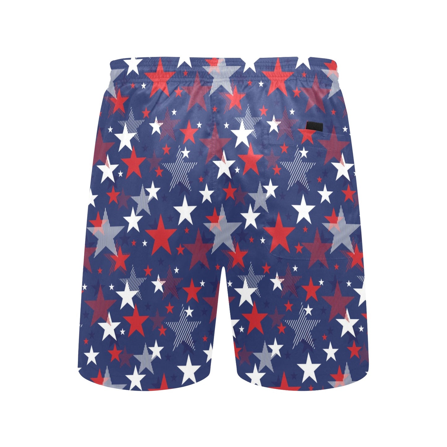 Star Print Design LKS304 Men's Swim Trunks Beach Shorts