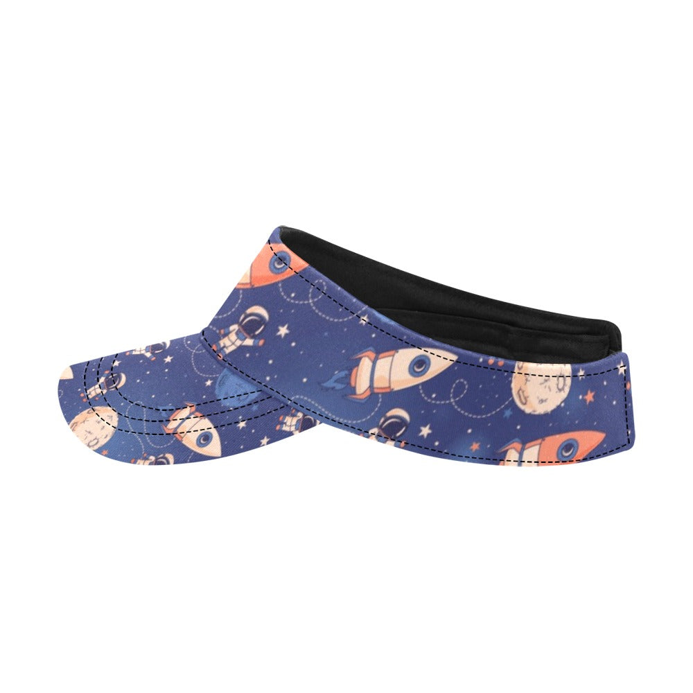 Space Astronaut Rocket Print Design LKS304 Unisex Sun Visor
