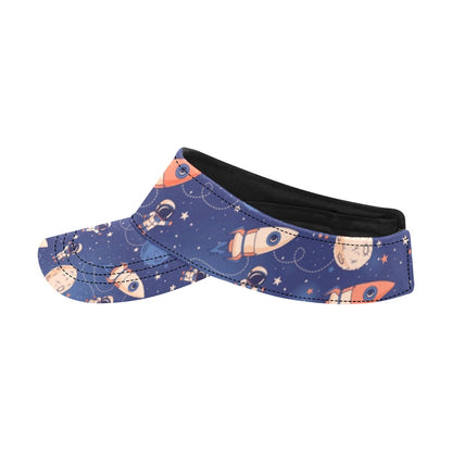 Space Astronaut Rocket Print Design LKS304 Unisex Sun Visor