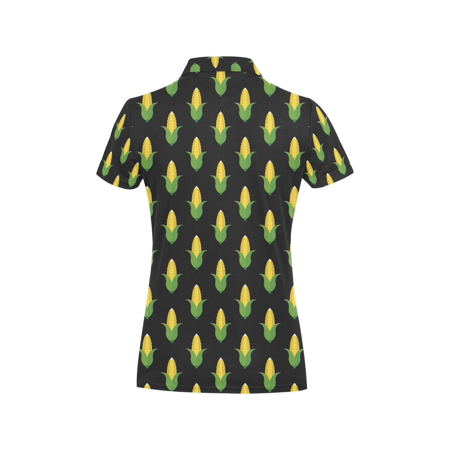 Corn Pattern Print Design 05 Women's Polo Shirt