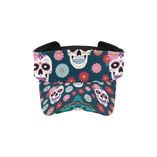 Sugar Skull Print Design LKS308 Unisex Sun Visor