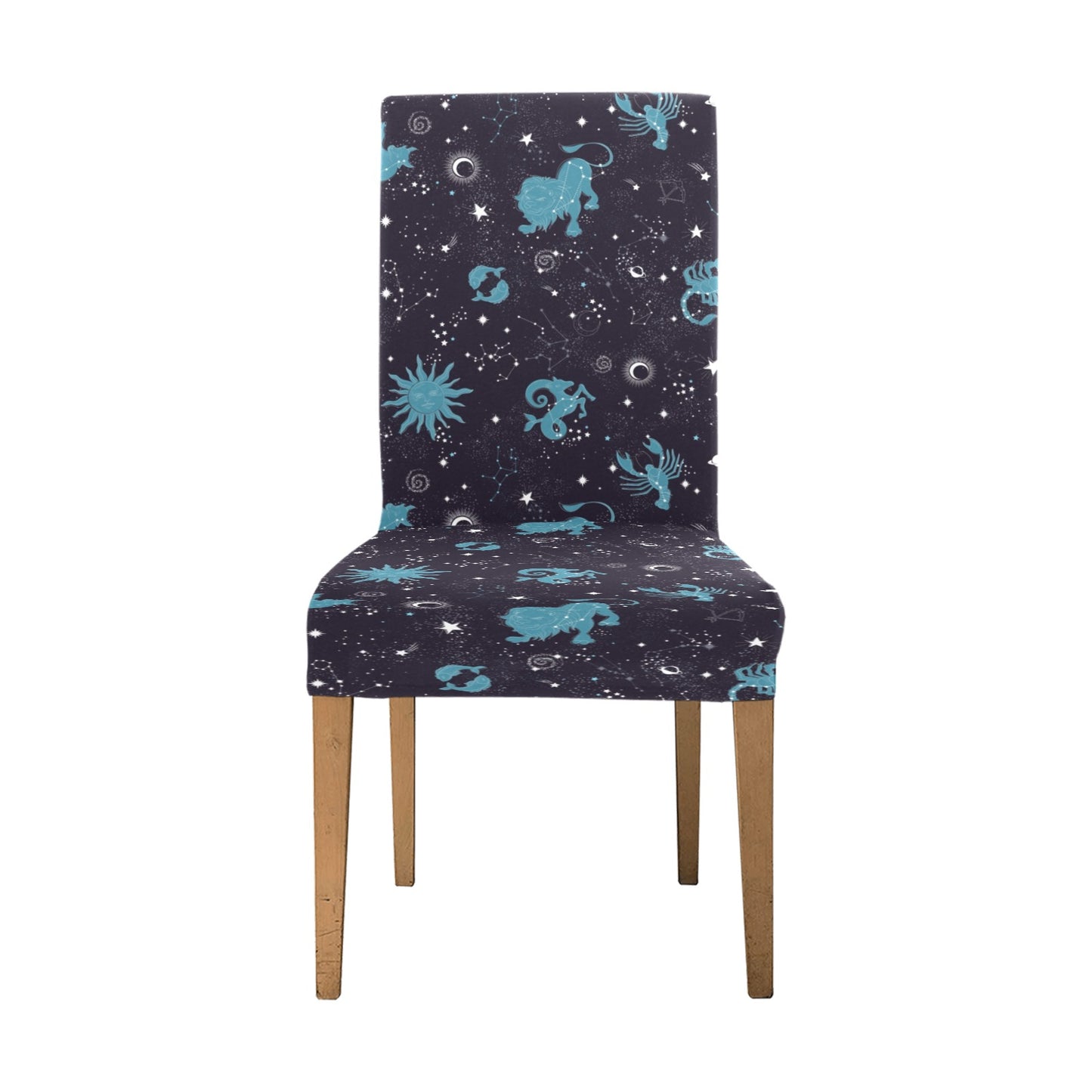 Zodiac Print Design LKS303 Dining Chair Slipcover