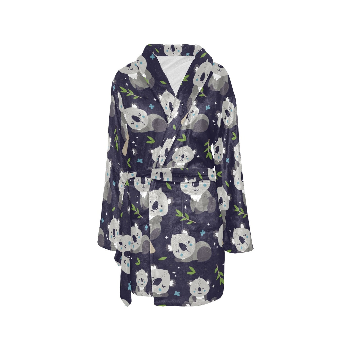 Koala Pattern Print Design 04 Women's Fleece Robe