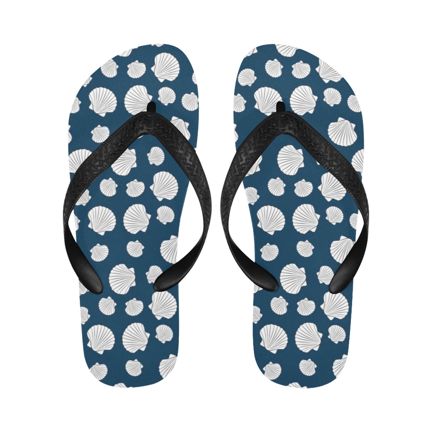 Seashell Print Design LKS3012 Flip Flops